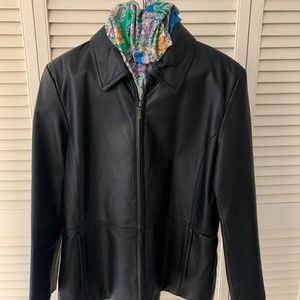 Worthington black leather jacket